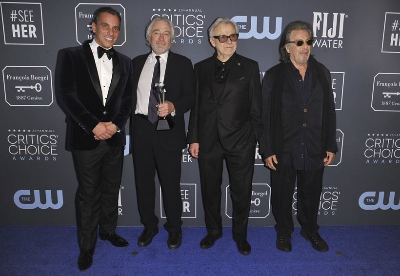 The Irishman Critics Choice winner