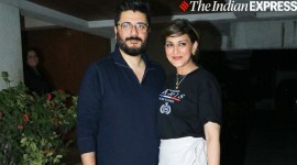 akshay kumar, riteish deshmukh, nushrat bharucha, r madhavan at Goldie Behl birthday party