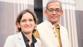 Abhijit Banerjee Esther Duflo, Abhijit Banerjee Express Adda, Esther Duflo Express Adda, Express adda, Nobel Prize Esther Duflo, Indian Express news