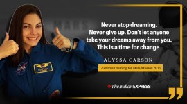Alyssa Carson, who is Alyssa Carson, life positive, indianexpress.com, indianexpress, Alyssa Carson mars mission, NASA, mars mission NASA, MARS MISSION 2033, POSSUM, dreams Alyssa Carson, Alyssa Carson inspiring speech, Alyssa Carson inspiring talk, Alyssa Carson motivational video, life positive, life positive thoughts, life positive quotes, positive thoughts, inspirational life, inspirational life thoughts, inspirational life, motivational positive quotes, motivational stories, motivational positive stories, motivational movies, motivational thoughts for life, inspirational thoughts for life, positive life news, positive life stories