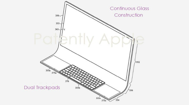 apple, apple iMac, curve glass iMac, apple all-in-one, apple imac curve glass, imac, apple patents