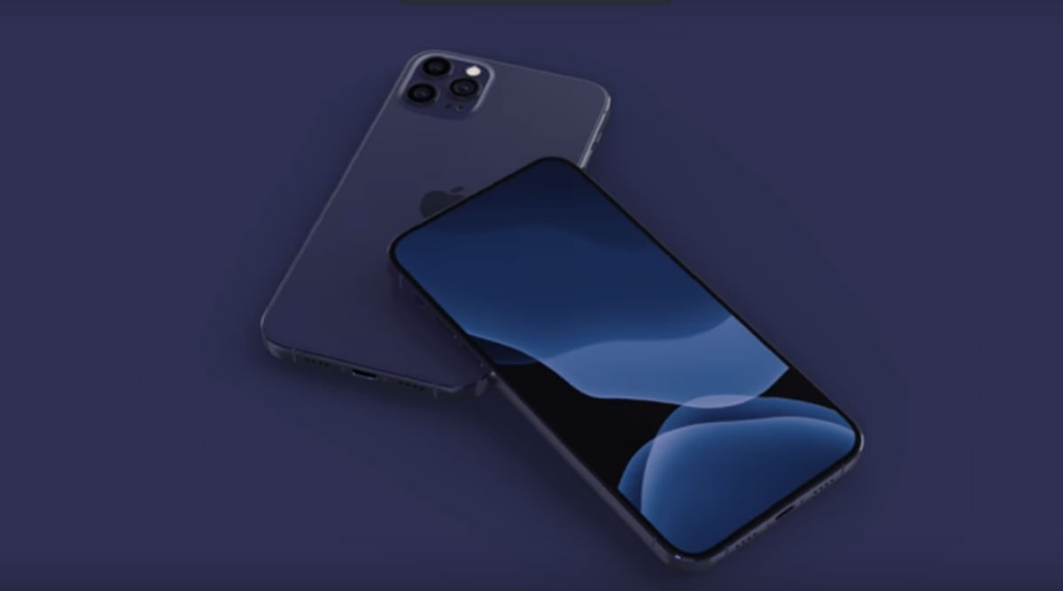Apple Iphone 12 Pro Just Leaked In A New Navy Blue Colour Option Technology News The Indian Express