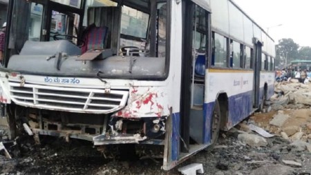 BMTC Bus accident- Bengaluru-