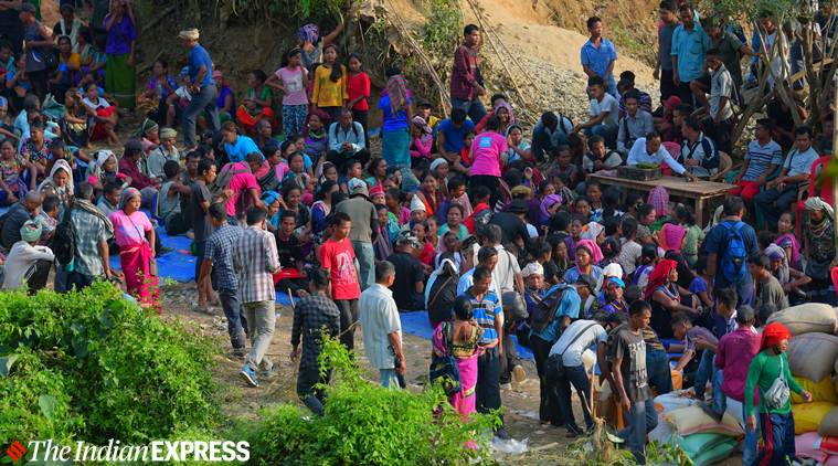 Bru migrants, Bru migrants displaced, Tripura Bru migrants, Bru migrants Tripura, Bru migrants Mizoram, northeast news, Indian Express