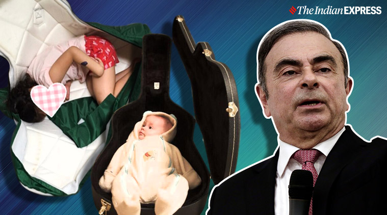 carlos ghosn, playing ghosn, ghosn escape challenge, Carlos Ghosn challenge, ghosn escape japan in musical instrument case, yamaha ghosn warning, viral news, business news, indian express