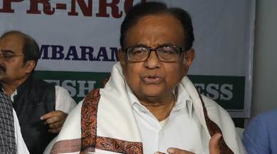 p chidambaram former finance minister, india gdp slump, minus 24 per cent gdp, nirmala sitharaman covid act of god remark, coronavirus slowdown india economy