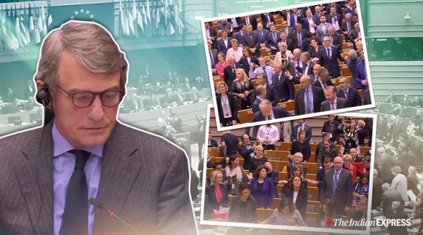 brexit, brexit parliament, brexit viral video, European Parliament approves brexit, EU politician, boris johnson, trending, indian express, indian express news