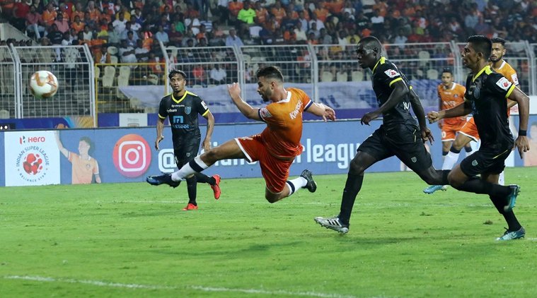 Fc goa beat kerala blasters in five goal thriller