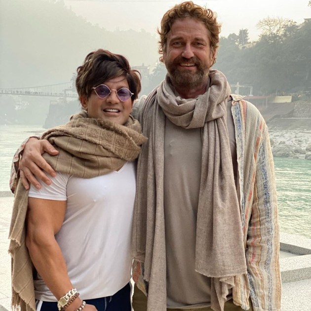 gerard butler india photos