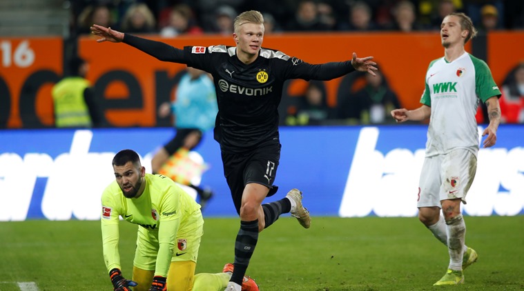 Erling Haaland scores hattrick on dream debut for Borussia Dortmund