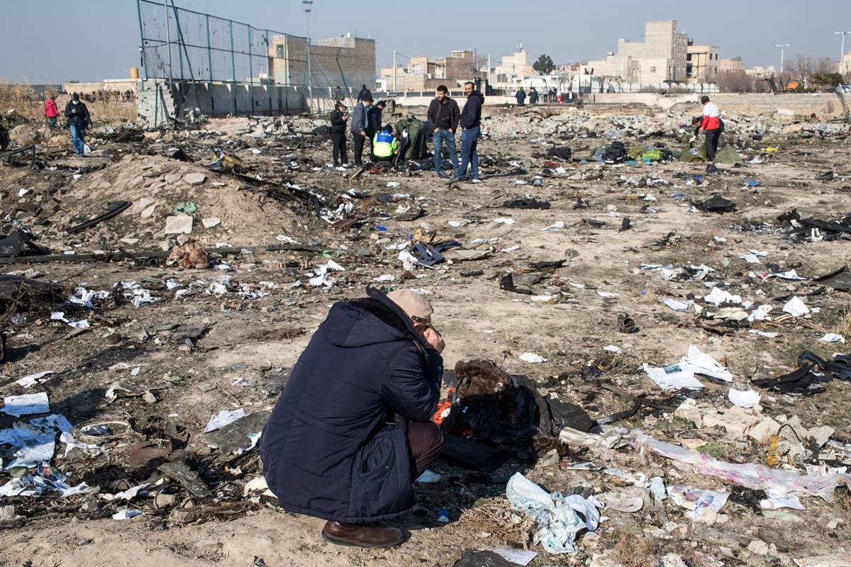 Iran Plane Crash Black Boxes Found Says Civil Aviation Chief Euronews