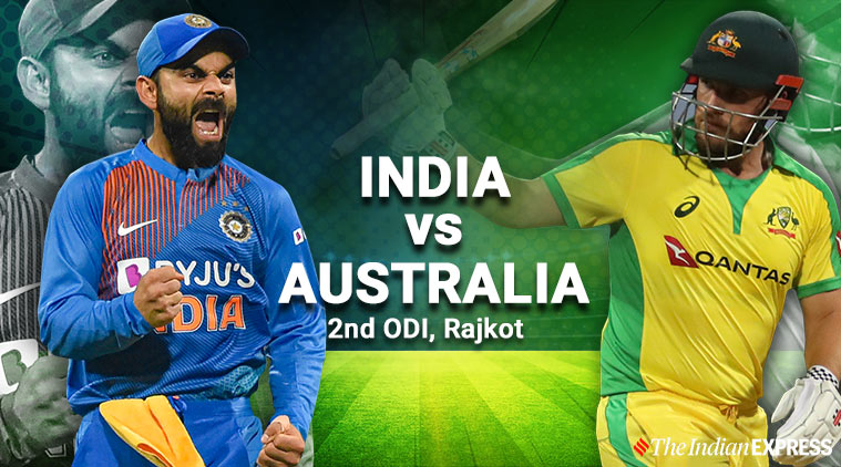 ind vs aus 2nd odi scorecard