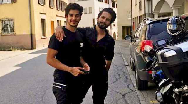 ishaan khatter shahid kapoor