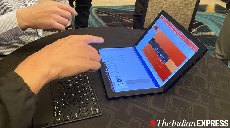 lenovo X1 fold, Lenovo X1 fold first impression, CES 2020