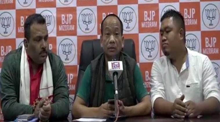 Vanlalhmuaka, Vanlalhmuaka bjp, Mizoram, mizoram bjp, mizoram bhartiya janata party, north east india, bjp state president