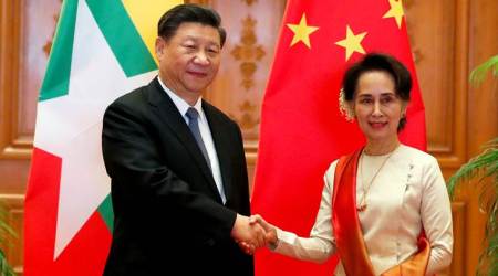 Myanmar China deal, China Myanmar BRI, Belt and Road Initiative, BRI China Myanmar, Indian Express world news