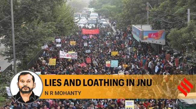 JNU attack, JNU violence, ABVP, JNU fee hike protest, indan express opinion, indian express news