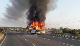 NWKRTC-bus-fire-Karnataka-Chitradurga-fire-accident-759 NWKRTC-bus-fire-Karnataka-Chitradurga-fire-accident-