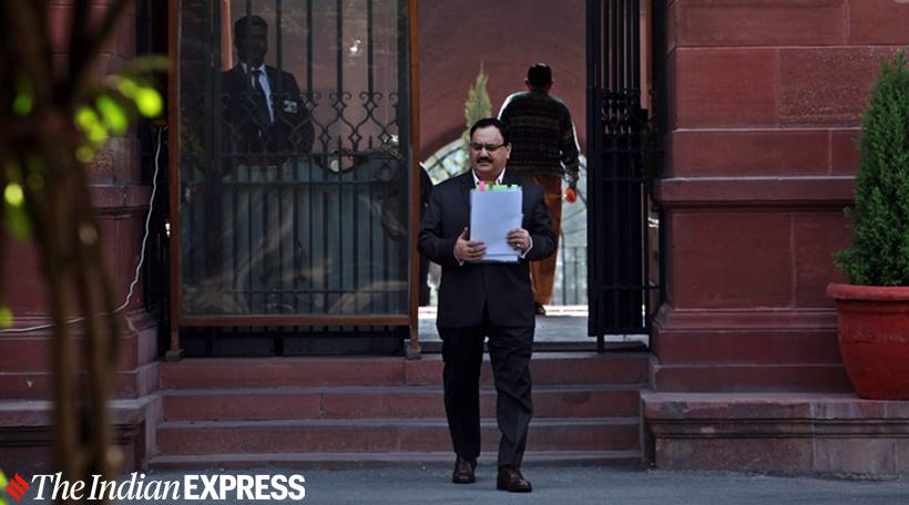 JP Nadda, JP Nadda BJP president, BJP president JP Nadda, JP Nadda photos, Indian Express photos, JP Nadda pics