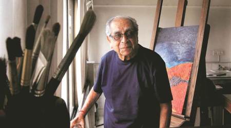Akbar Padamsee, paintings, Akbar Padamsee’s artistic vision, Eye 2020, Sunday Eye, Indian Express, Indian Express news