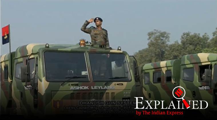 First look at R-Day parade: Dhanush, India’s first indigenous long-range artillery gun