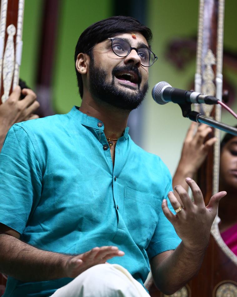 Ramakrishnan Murthy, Ramakrishnan Murthy carnatic music, Ramakrishnan Murthy singer, Ramakrishnan Murthy parents, Ramakrishnan Murthy instagram, classical music, carnatic music, indian express news