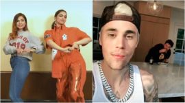 Deepika Padukone and Justin Bieber on TikTok