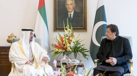UAE aid to Pakistan, Pakistan UAE relations, UAE Pakistan relations, Sheikh Mohamed bin Zayed Al Nahyan, Imran Khan, World news, Indian Express