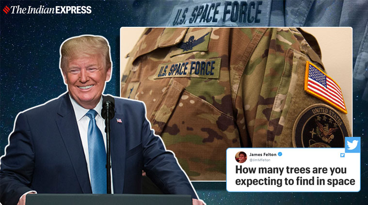 Camo In Space Us Space Force Trolled After Revealing Its Uniforms Trending News The Indian Express