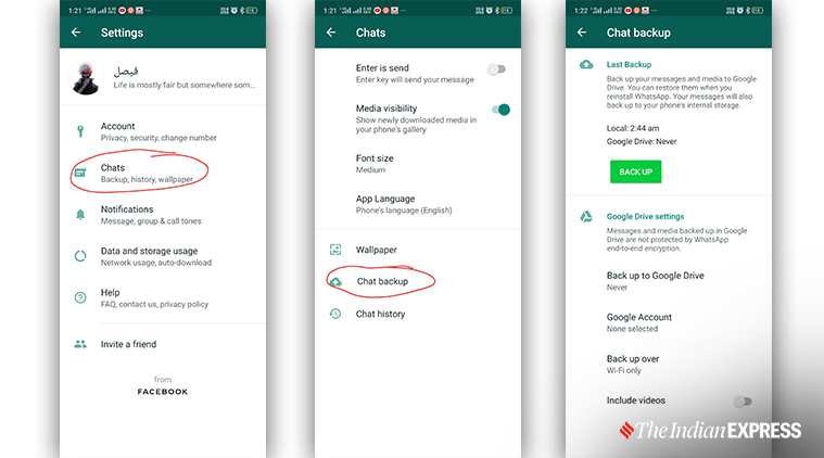How to import old chats in whatsapp