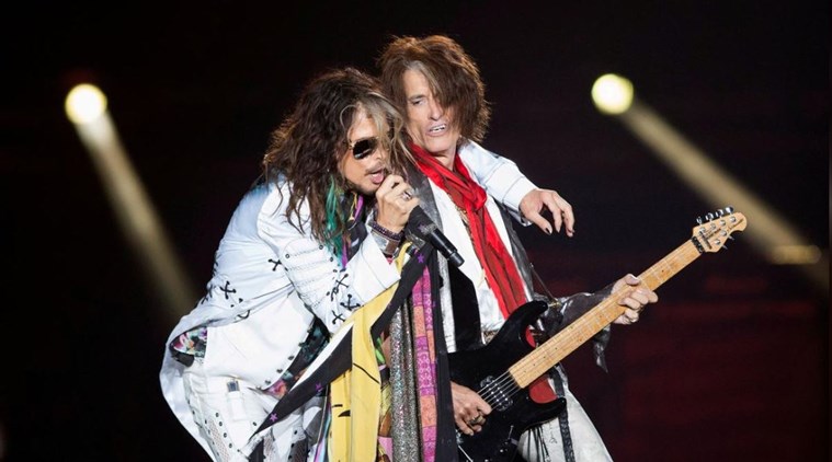 Johnny Depp jams with Aerosmith as band celebrates 50-year career