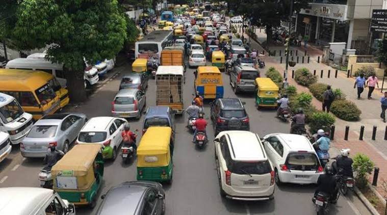 bengaluru traffic, bengaluru traffic congestion, traffic congestion cities, bengaluru, bengaluru news, indian express