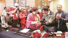 Chandigarh Mayor Raj Bala meets officials, says development is priority