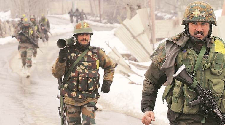 J&K encounter,  jammu and akshmir phulwama encounter, indian express