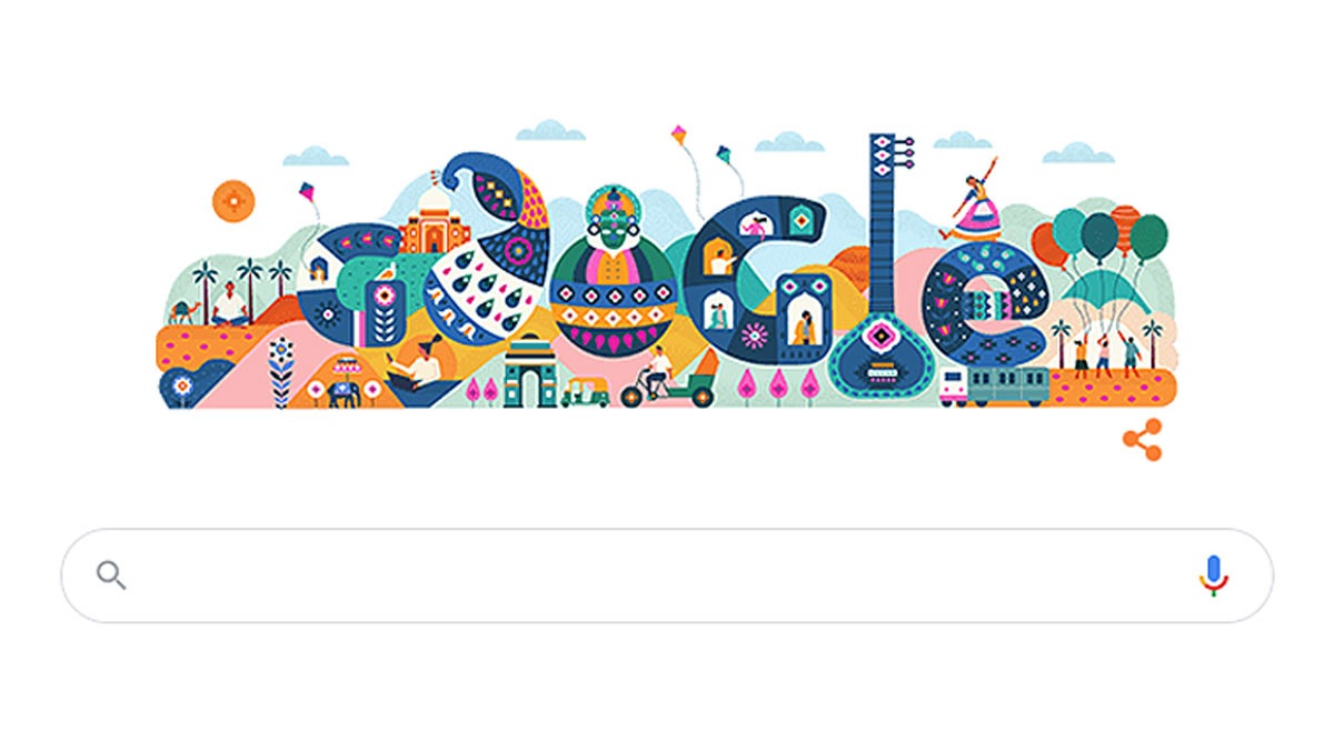 India Republic Day 26 January Google Doodle Images Photos Pics Spectacular Showcase Of Cultural Diversity Heritage