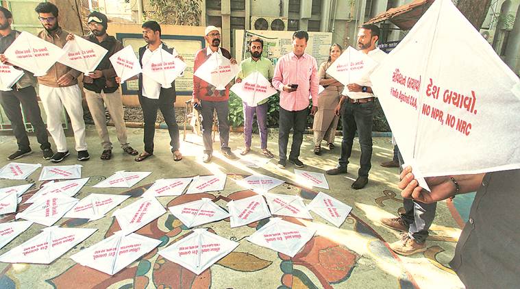 Kite-flying event in protest against CAA: Gujarat Vidyapith students threaten fast against ‘police entering campus’