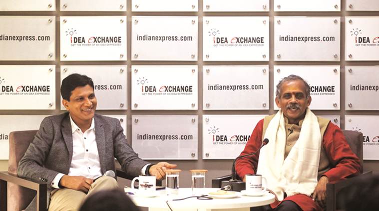 J Nandakumar, Prajna Pravah, National Convenor, J nandakumar interview, j nandakumar on caa nrc, j nandakumar at idea exchange, indian express