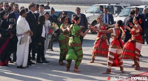 jair bolsonaro in india, brazil president ceremonial reception, republic day chief guest, rashtrapati bhavan, india-brazil relations, pm narendra modi, president ramnath kovind, indian express