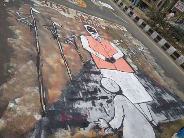 Jamia, Jamia University, Jamia protests, Jamia CAA protests, Jamia protests CAA, CAA protests Jamia, Jamia graffiti, CAA protests, India news, Indian Express