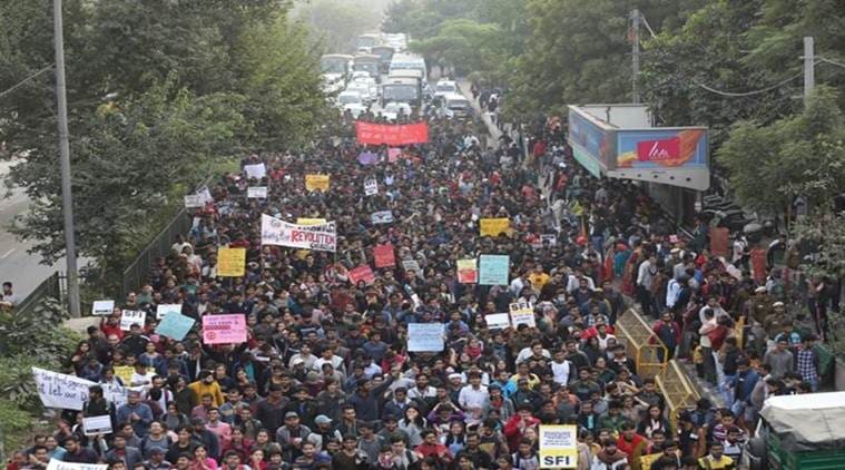 Lies and loathing in jnu attack violence abvp fee hike protest
