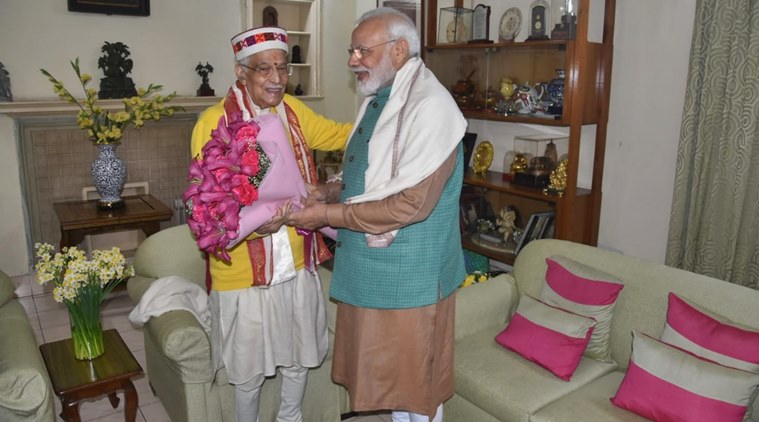 PM Modi meets Murli Manohar Joshi on his birthday, says his contribution to nation is indelible