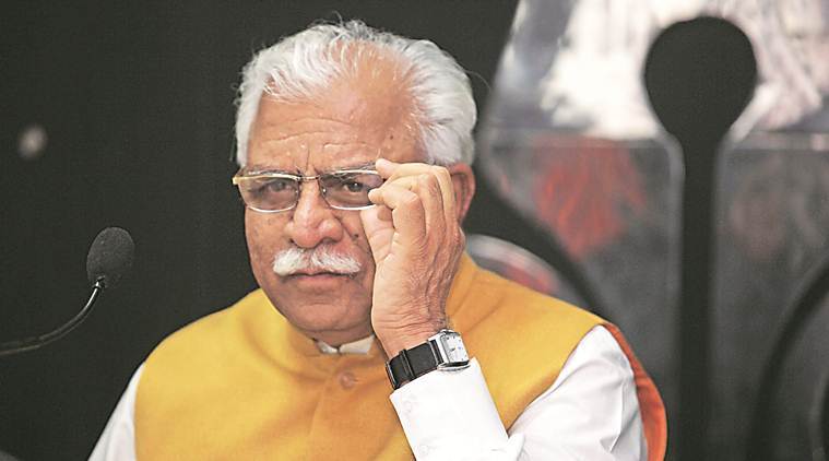 ml khattar on syl issue, khattar reacts to punjab resolution syl row, ex cm hooda on syl issue, indian express, haryana news, haryana government on syl canal issue