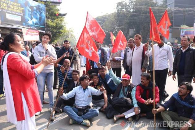 bharat bandh, bharat bandh today, bharat bandh on 8th January 2020, bharat bandh news, bharat bandh news update, bharat bandh 2020, bharat bandh live, bharat bandh latest news, bharat bandh live news, bharat bandh live updates, bharat band live news, nationwide strike today, nationwide strike today update, nationwide strike today live news, bharat bandh in india, bharat bandh bangalore, bharat bandh karnataka, indian express news
