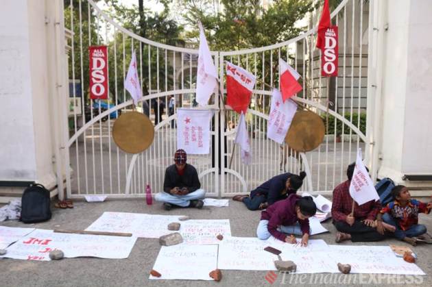 bharat bandh, bharat bandh today, bharat bandh on 8th January 2020, bharat bandh news, bharat bandh news update, bharat bandh 2020, bharat bandh live, bharat bandh latest news, bharat bandh live news, bharat bandh live updates, bharat band live news, nationwide strike today, nationwide strike today update, nationwide strike today live news, bharat bandh in india, bharat bandh bangalore, bharat bandh karnataka, indian express news