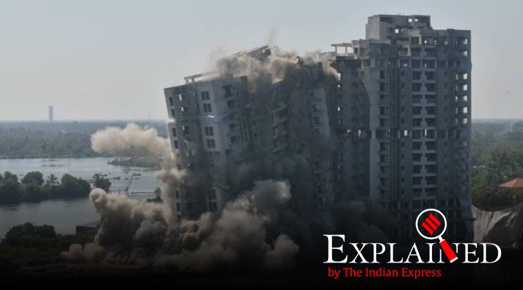 Explained: What are CRZ rules which the demolished Maradu flats violated?