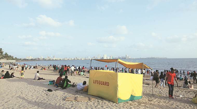 Seawater quality at beaches, Mumbai district, Thane district, MPCB report, mumbai news, maharashtra news, indian express news