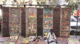 patachitra art, Bahar Chitrakar’s paintings, Kala Ghoda festival, Mumbai news, maharashtra news, indian express news