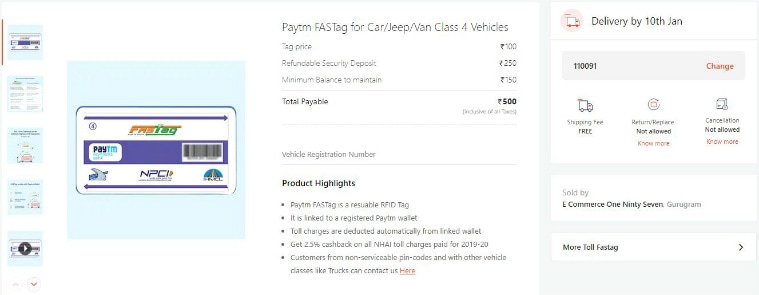 fastag paytm, paytm, fastag, buy fastag, how to activate fastag, fastag commercial vehicle