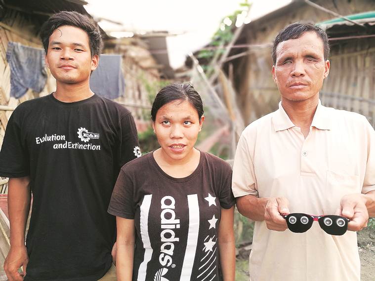 goggles for the blind, Arunachal Pradesh engineering student, Anang Tadar, Serendipity Arts Festival, assam protest, indian express news