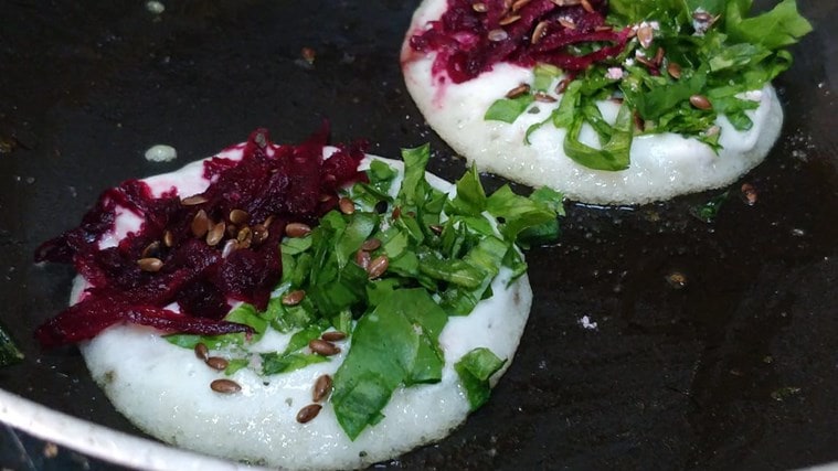 Shalini Rajani, Shalini Rajani column, millet uttapams, Persimmon fruit, indianexpress.com, Barnyard Millet, Barnyard Millet benefits, Barnyard Millet recipes, what is Barnyard Millet, how to make uttappam, uttappam recipes, millet uttapams, indianexpress,